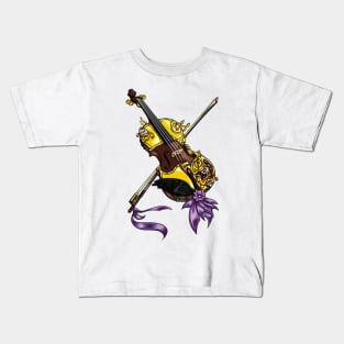 Steampunk Violin Kids T-Shirt